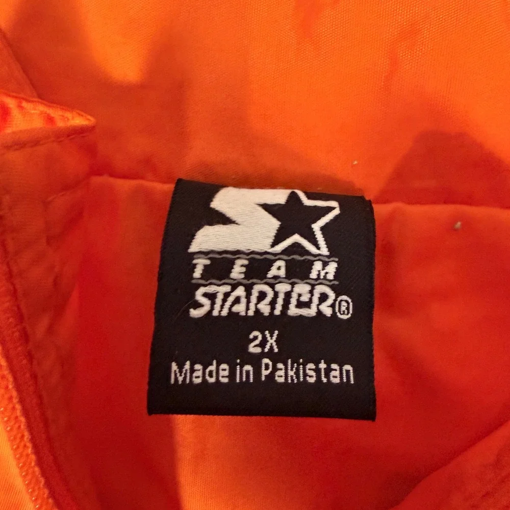 Starter Tennessee‎ Volunteers Windbreaker Jacket Mens 2X Orange NCAA Full Zip
